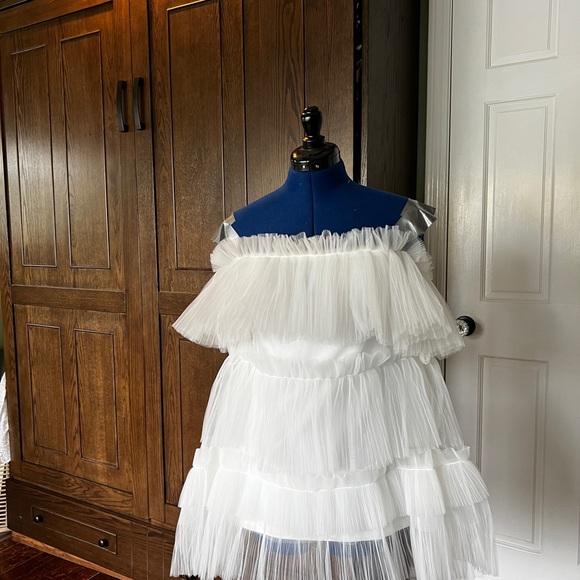 NWOT Untamed Petals White Mini - Picture 6 of 7